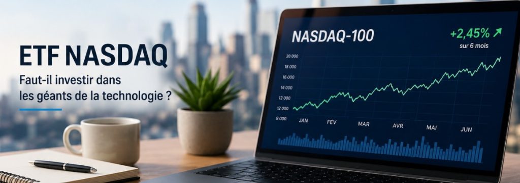 Investisseur analysant les principales entreprises de ETF Nasdaq